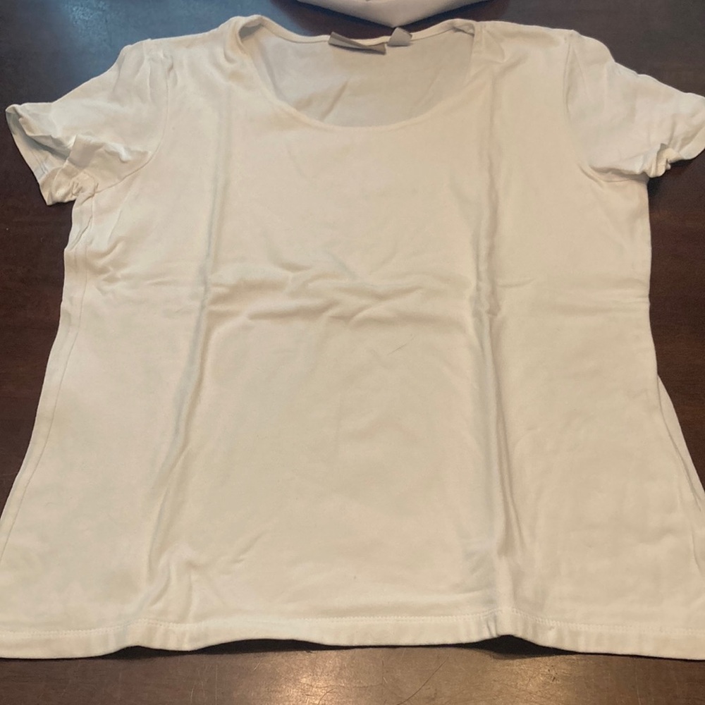 Croft & Barrow Classic White Short Sleeve Tee